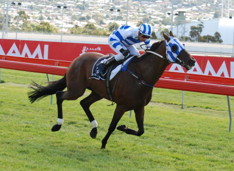 Conquering with Brendon McCoull aboard forges clear to win the Thomas Lyons at Tattersall's Park on Cup day

