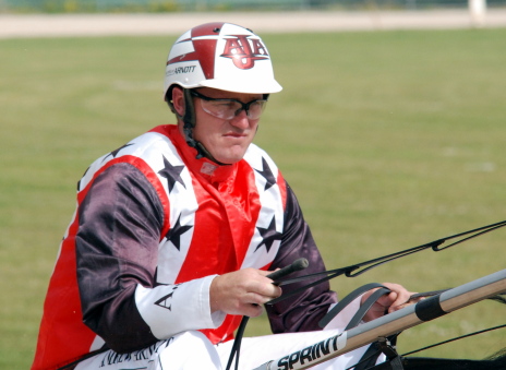 Andrew Arnott - drove a heady race to secure victory for Touchy Miss

