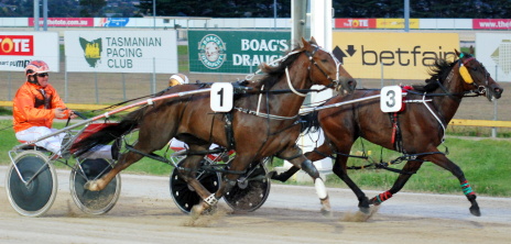 Drifting West winning the Sires Produce final in March
