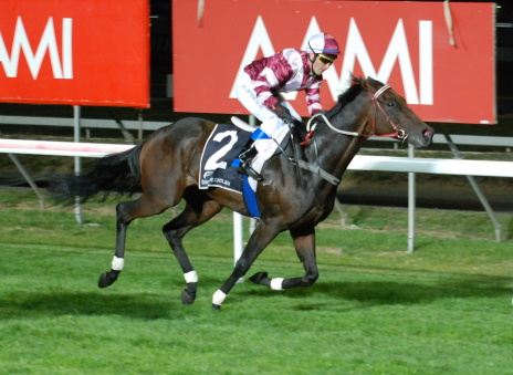 Rave Night with David Pires aboard scores a deserving win in the Prevailing Open Handicap over 1400 metres in Launceston
