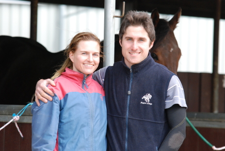 In Love - Anita Bell and Adam Roustoby at the Hobart trials this week