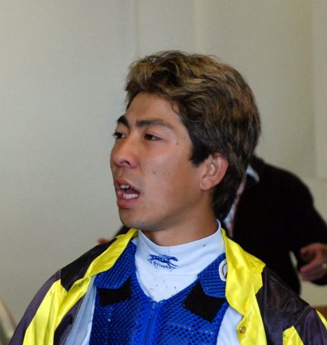 Shiju Amano - a winner on his first day back in the saddle
