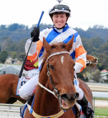 Apprentice Talia Rodder is all smiles as she brings Hindu Lion back to scale
