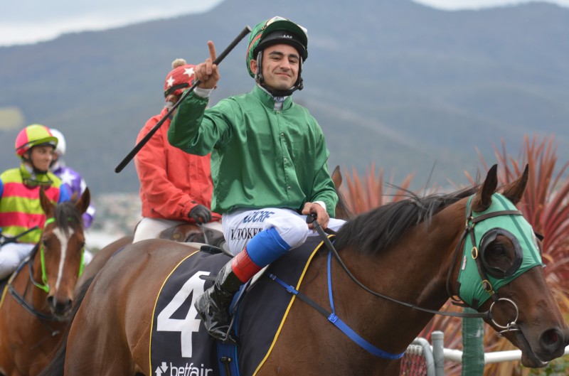 Grand Tycoon with Ismail Toker aboard after winning Winzenberg Trophy in Hobart