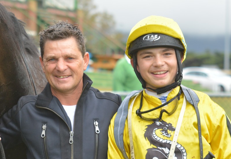 Kyle and father Stephen Maskiell